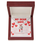 Crown Pendant Necklace – Valentine’s Keepsake for My Wife - Luxury Box - Necklaces