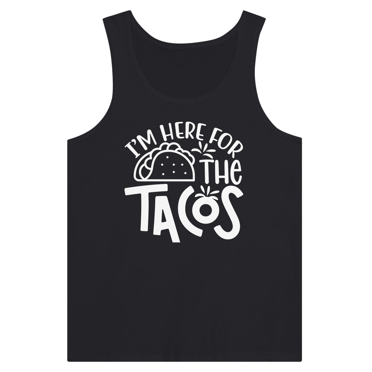 Memorable Moments in Every Taco Bite Tank - Black - Print Material