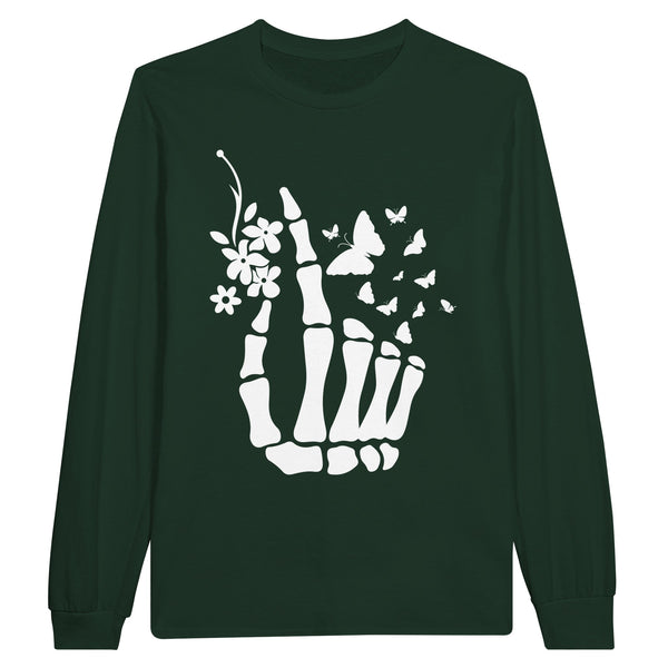 Embrace the Rock - Skeleton Hands Saga - Forest Green - Sweatshirts