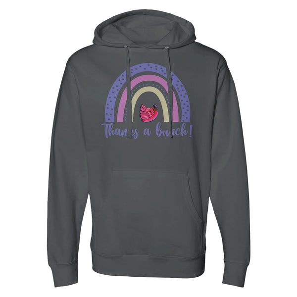 Spread Joy - The 'Thanks a Bunch!' Statement Piece - Charcoal - Hoodies