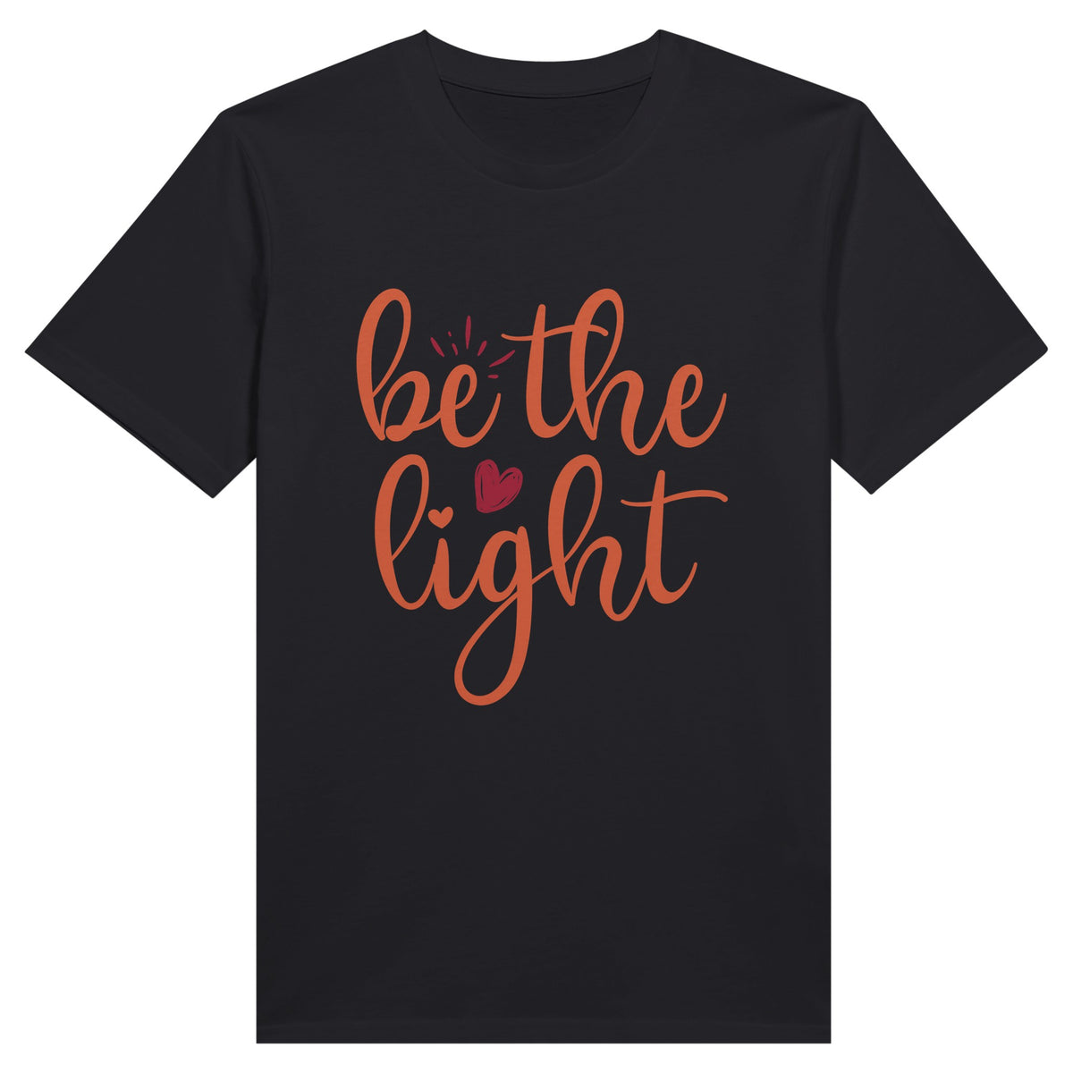 Be the Love Light - Embrace the Glow - Black - Crewneck T.shirts