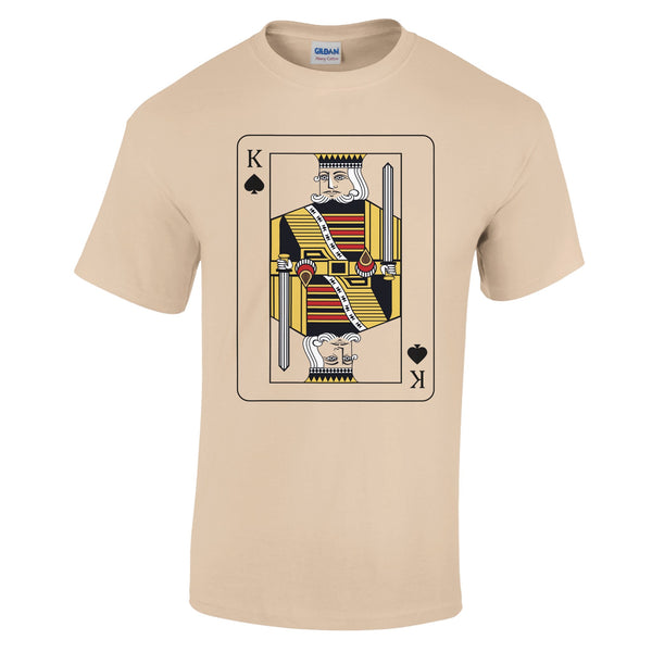 Playing Cards- K- Heavyweight Unisex Crewneck T-shirt - - Print Material