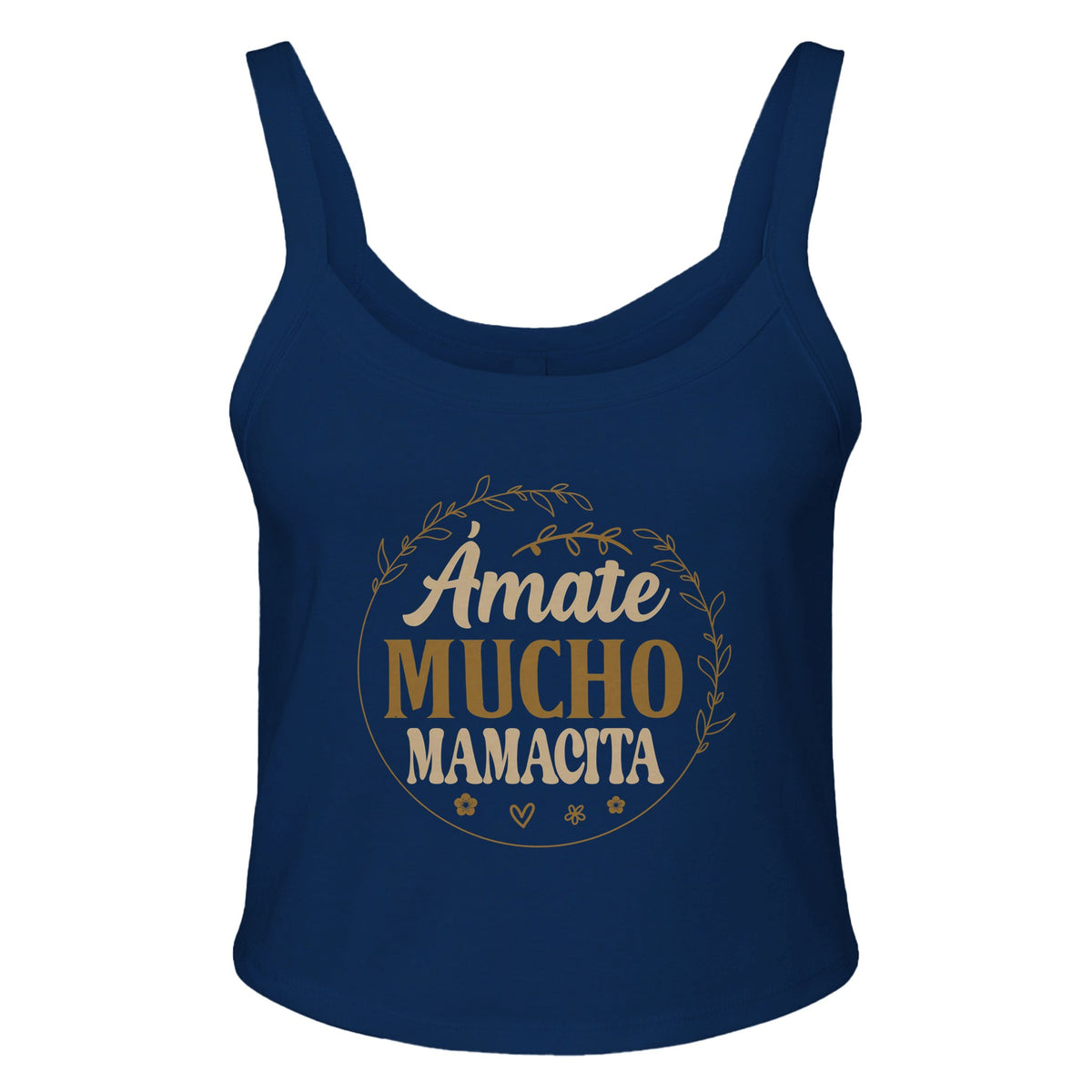 Embrace Self-Love - Mamacita Vibes - solid navy blend - Tank Tops