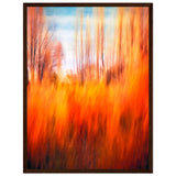 Autumn's Embrace - Framed Premium Poster - 45x60 cm 18x24″ Dark wood frame - Wooden Framed Posters