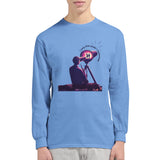 Lonely Observer - Longing in Starlight - Carolina Blue - Long Sleeves T-shirts