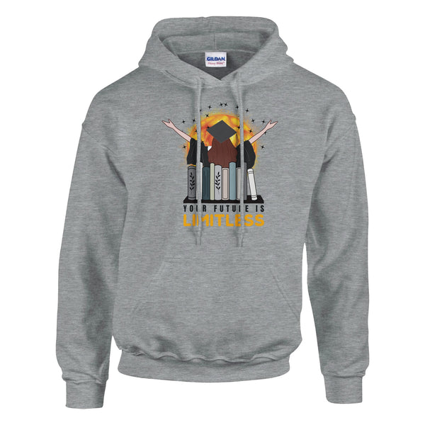 Boundless Future - A Toast to New Beginnings - Ash - Hoodies