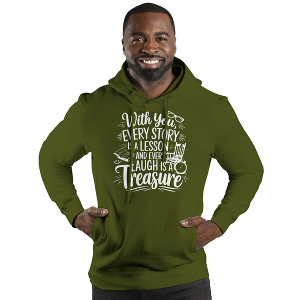 Anchor of Strength and Faith - Army - Hoodies