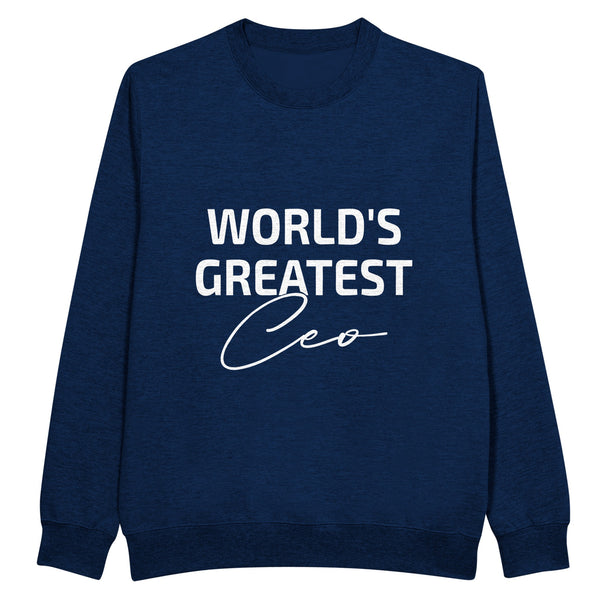 World’s Greatest CEO - Embrace Leadership in Style - Navy - Sweatshirt