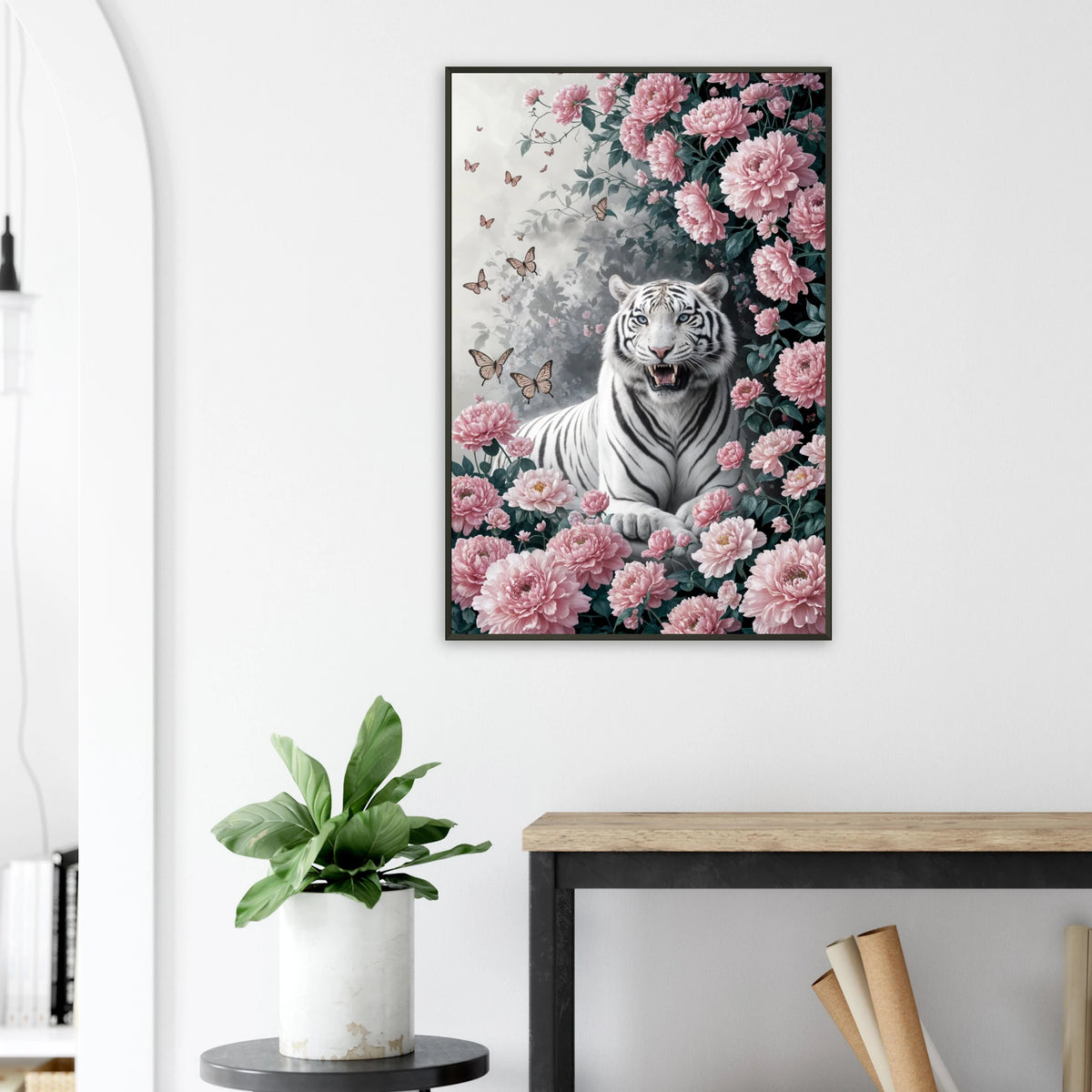 Grace in Fierce Bloom - Metal Framed Poster - Default Title - Metal Framed Posters