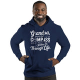 Grandpa’s Compass - Timeless Warmth - Navy - Hoodies