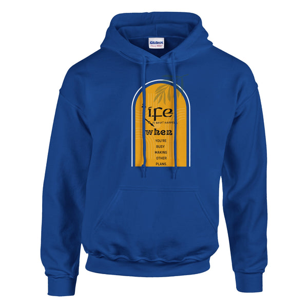 Life Happens - Embrace the Moment - Royal - Pullover Hoodies