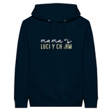 Mama's Lucky Charm - A Hug in Every Stitch - Navy - Print Material