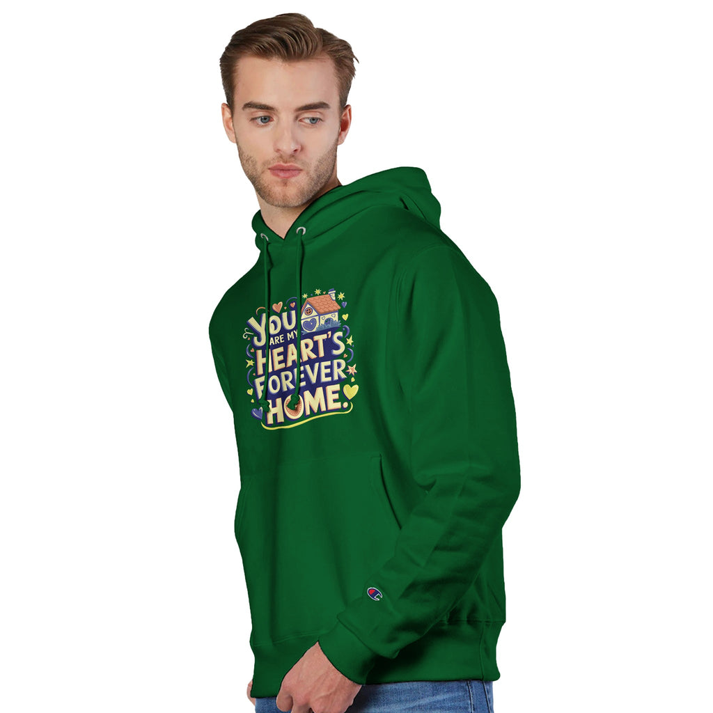 Home is Where the Heart Is – Romantic Hoodie for Him - - Hoodies