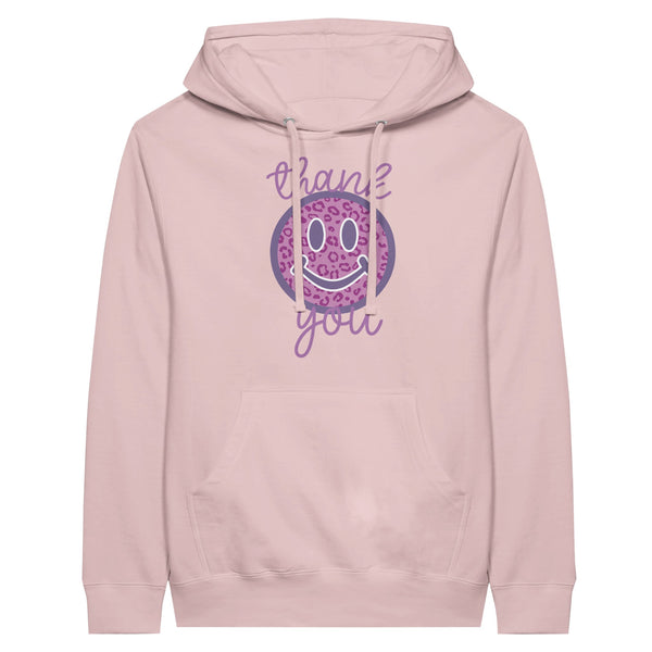 Thanksgiving Memories - Retro Smile Premium Hoodie - Light Pink - Hoodies