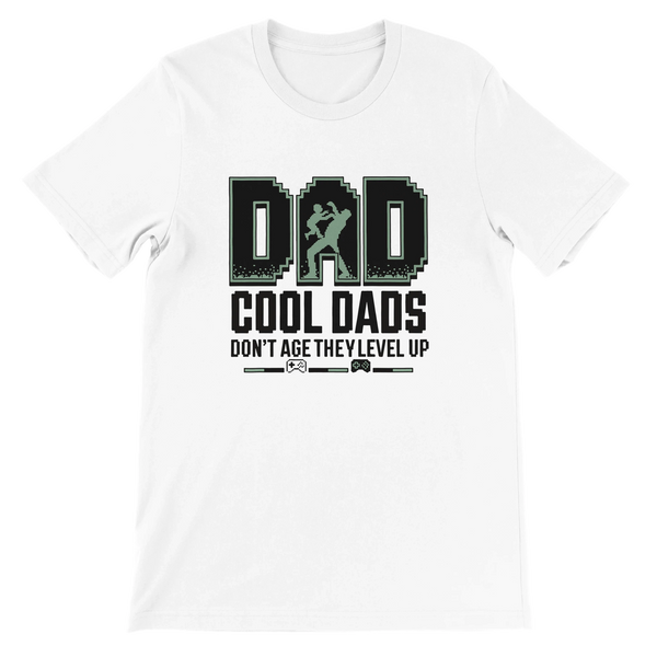 Gamer Dad Father’s Day T-Shirt | Bella + Canvas - White - T-Shirt