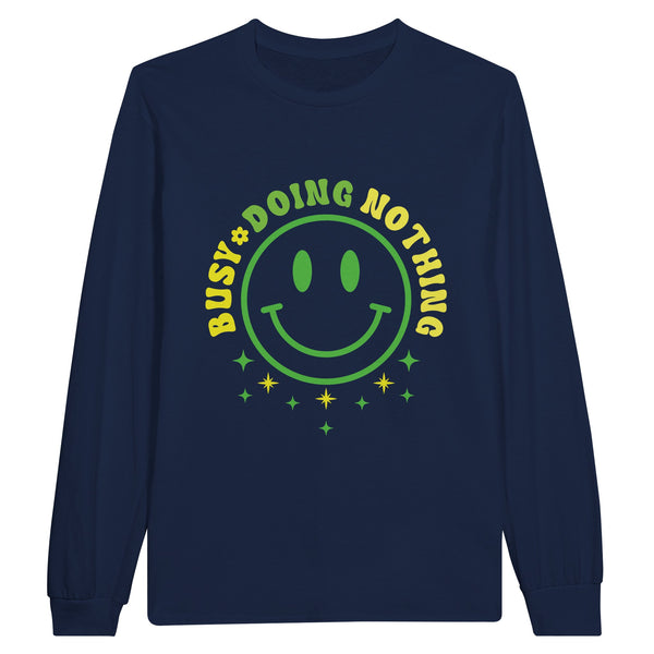 Mindful Moments - Reflect with 'BUSY DOING NOTHING - Navy - Sweatshirt