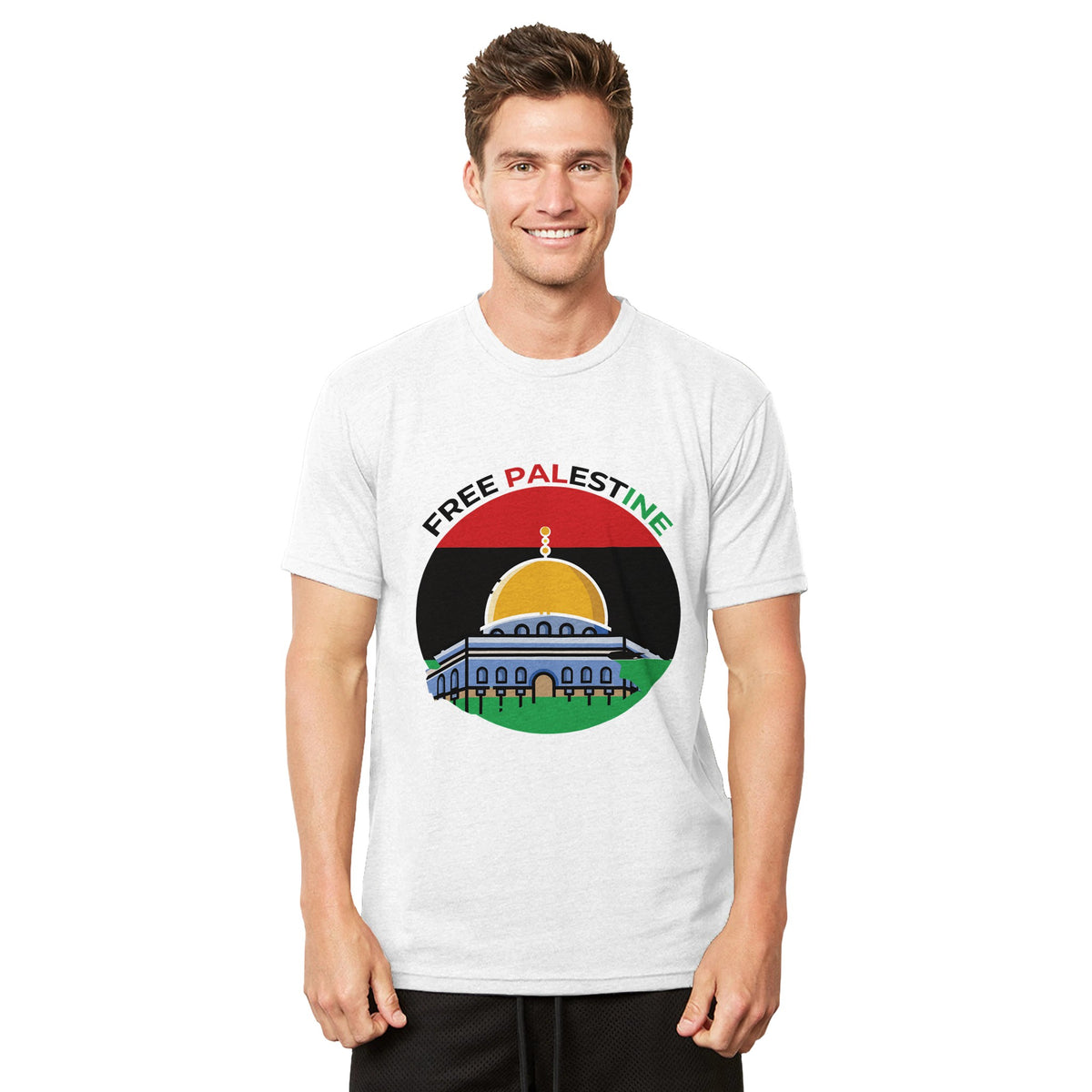 Support Palestine in Style - - Crewneck T-shirts