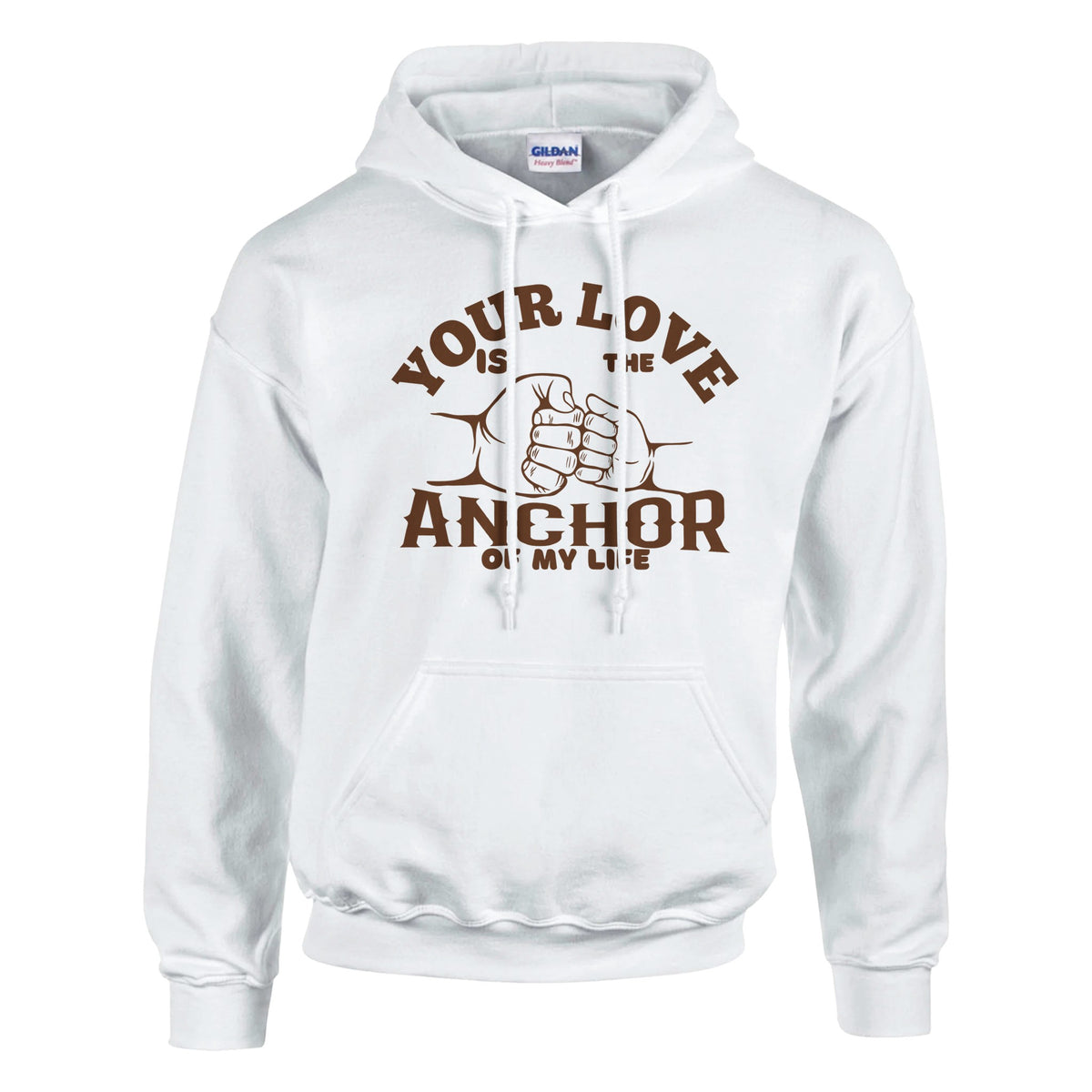 Dad, My Steady Anchor - A Heartfelt Design - - Hoodies