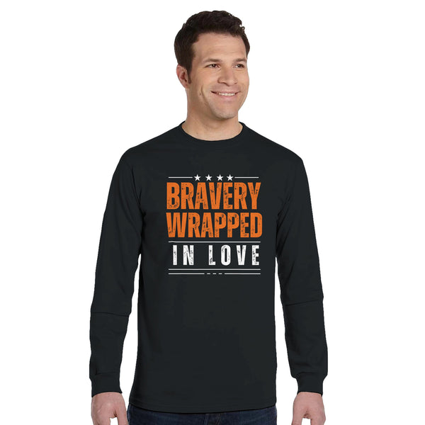 Embodying Bravery and Love - A Statement for the Strong-Hearted - Black - T-Shirts