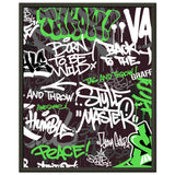 Urban Expression - Graffiti Art Masterpiece - 40x50 cm 16x20″ - Metal Framed Posters