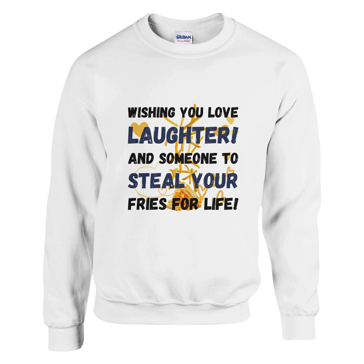 Laughter & Love - The Perfect Recipe Sweatshirt - White - Sweatshirts