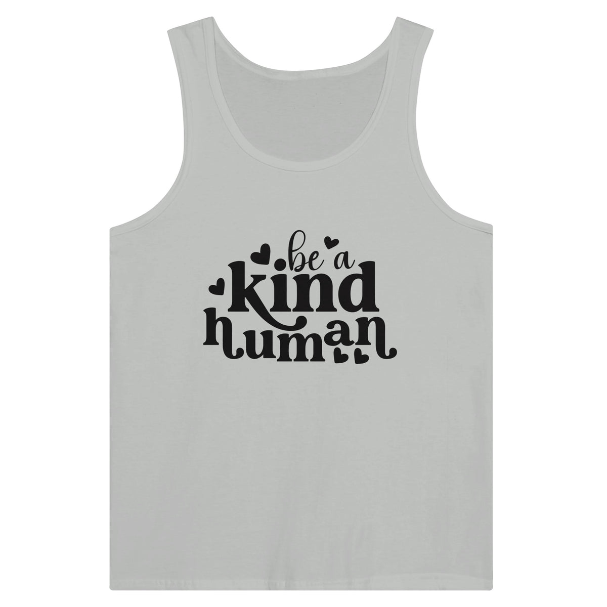 Embrace Empathy - Be a Kind Human - Silver - Tank Tops