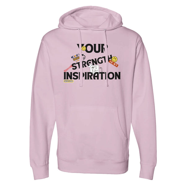 Celebrating Dad - Your Strength Inspires Me - Light Pink - Sweatshirts