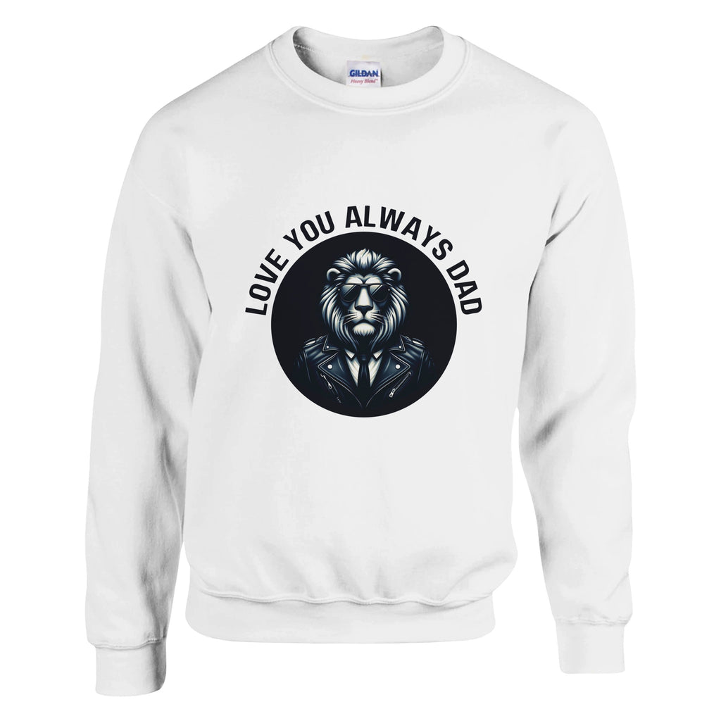 Lionhearted Dad - The Ultimate Tribute Sweatshirt - White - Sweatshirts