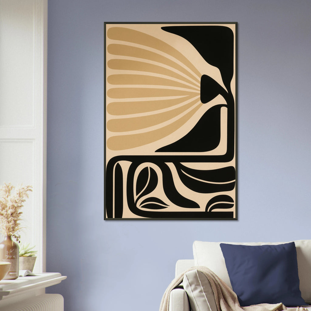 Modern Wall Gift – Abstract Metal Framed Poster - Default Title - Metal Framed Posters