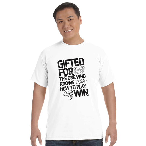 Play, Win & Celebrate – Perfect Gift for Gamers - White - T-Shirts