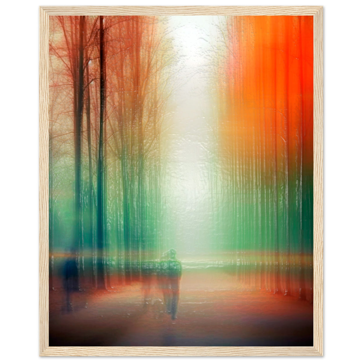 Twilight Walk Through Dreamscape - 40x50 cm 16x20″ Wood frame - Wooden Framed Posters