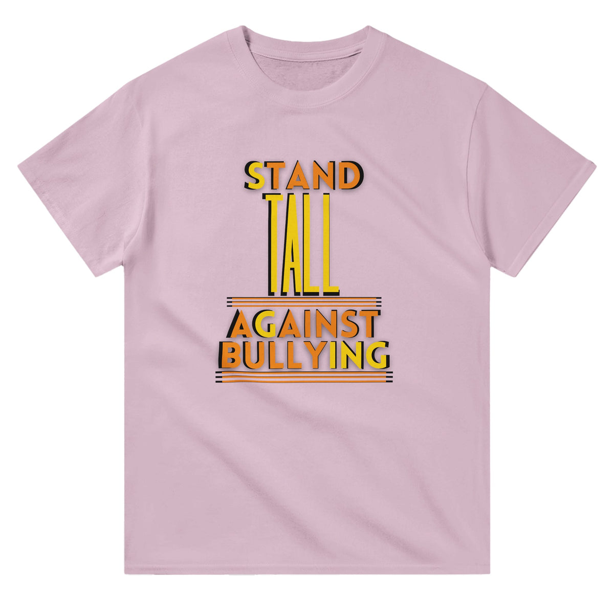 Stand Tall, Speak Loud - Against Bullying - Light Pink - T-shirts