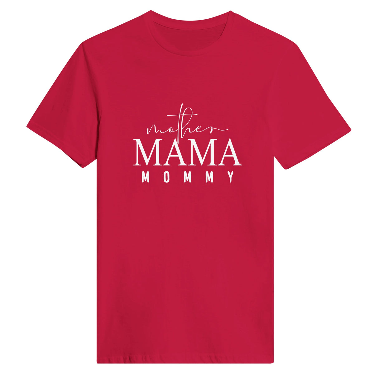 Mom Moments - Celebrating with Sentiment - Red - T-shirts