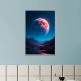 Celestial Silence – Gift + Memory Framed Print - Wood frame - Wooden Framed Posters