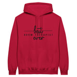 Best BROW THERAPIST Ever - Define Beauty, Share Joy - Red - Hoodies