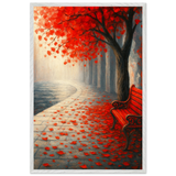 Wooden Framed Poster – Gift of Autumn Memories - - Wooden Framed Posters
