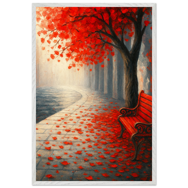 Wooden Framed Poster – Gift of Autumn Memories - - Wooden Framed Posters