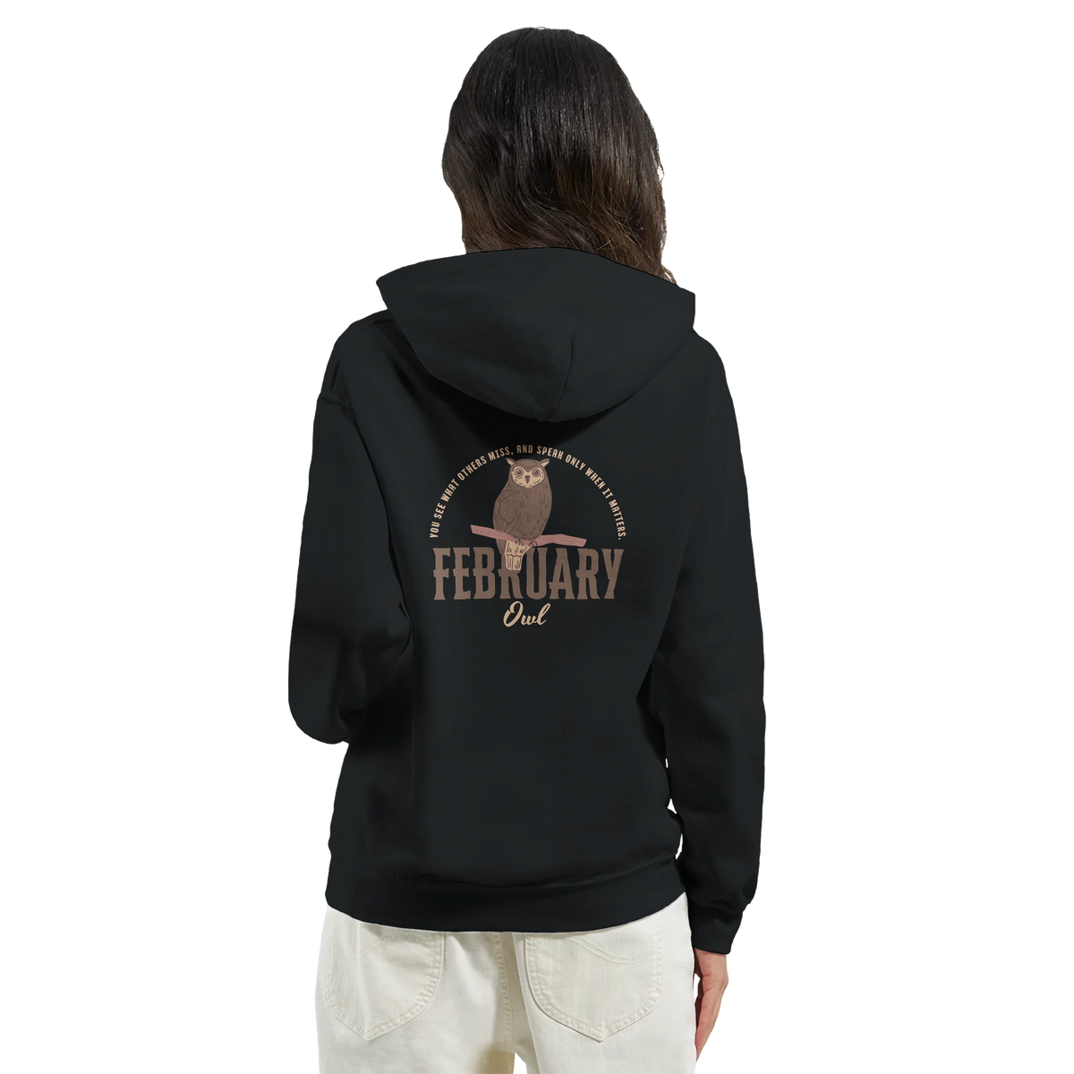 Gildan® Hoodie with Animal Totems | Birthday Gift by Month - February - Hoodies