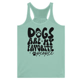 Dogs Are My Favorite People - Wear Your Love! - Mint - Tank Tops