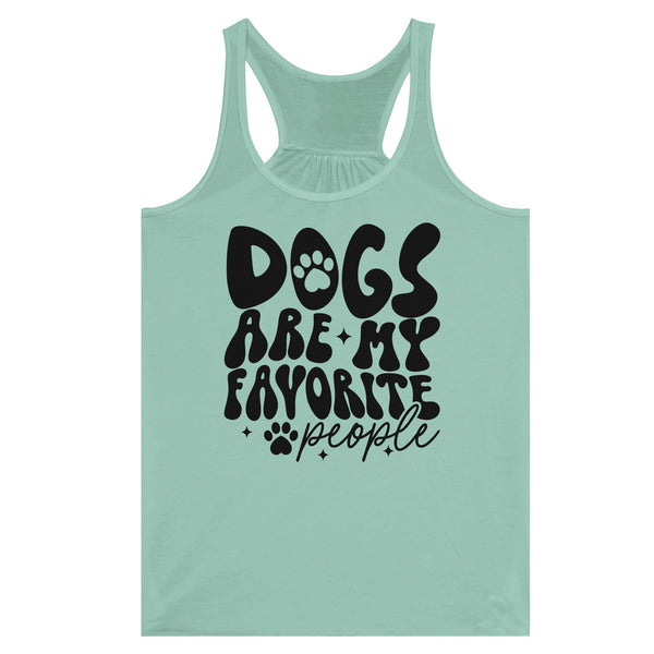 Dogs Are My Favorite People - Wear Your Love! - Mint - Tank Tops