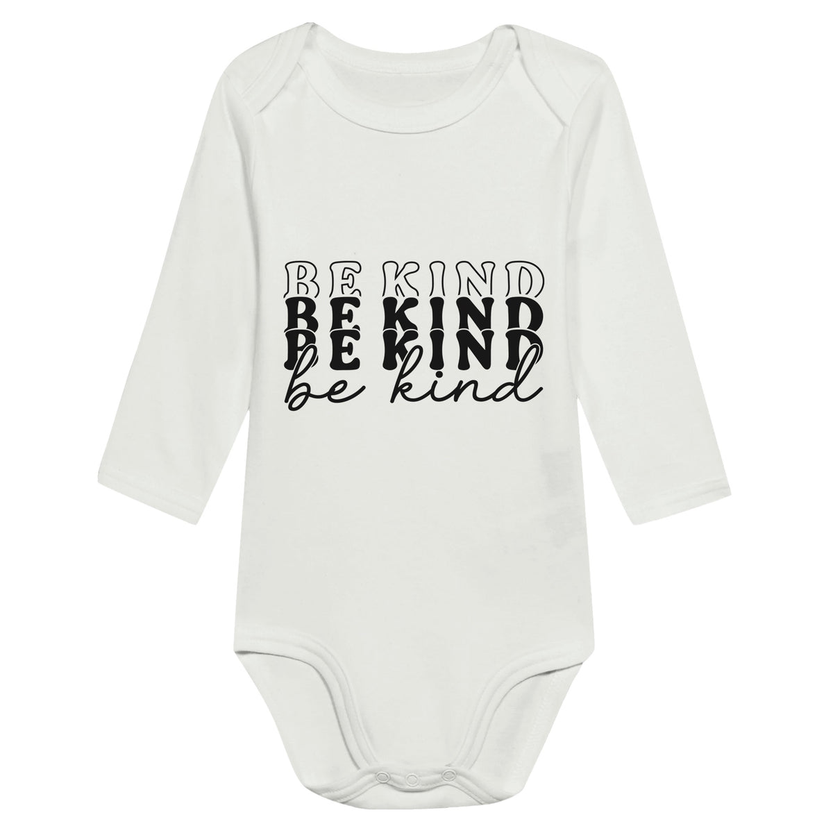 Radiate Goodness - BE KIND Statement Bodysuit - White - Baby Jersey Short Sleeve Tee