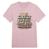 Gift for Brother – Bunny Trail Crewneck Tee - Pink Triblend - T-Shirt