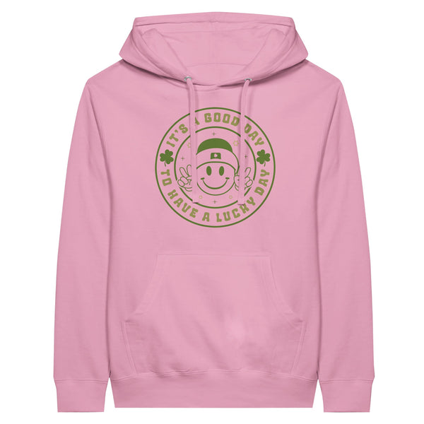 Embrace Positivity - 'It's a Good Day' Premium Hoodie - Light Pink - Unisex Hoodies