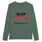 Sail Away - BOAT WAVES, SUN RAYS Adventure - Military Green - Sweatshirt