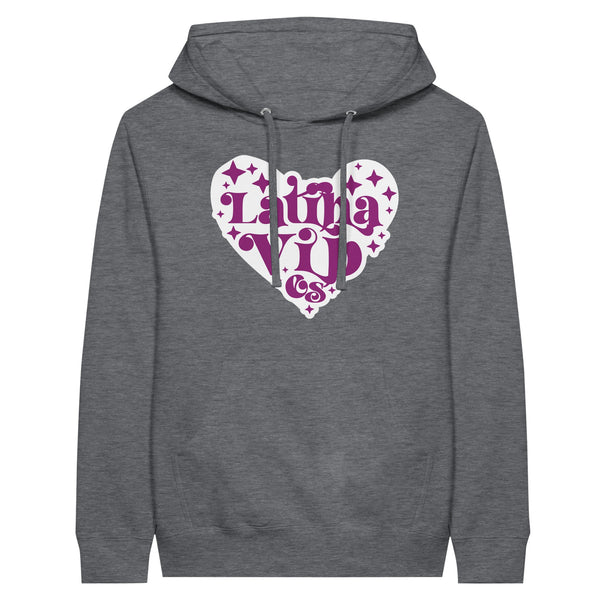 Latina Vibes - Wear Your Memories with Heartfelt Style - Charcoal Heather - Print Material