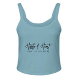 Hustle with Heart - Wear Your Motivation - sld baby blu bln - Print Material