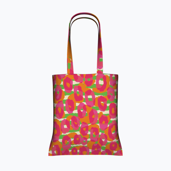 Color Splash Carryall - Modern Leopard Twist - - Tote Bags