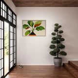Gift a Leafy Memory – Framed Canvas Wall Art - Wood frame - Canvas