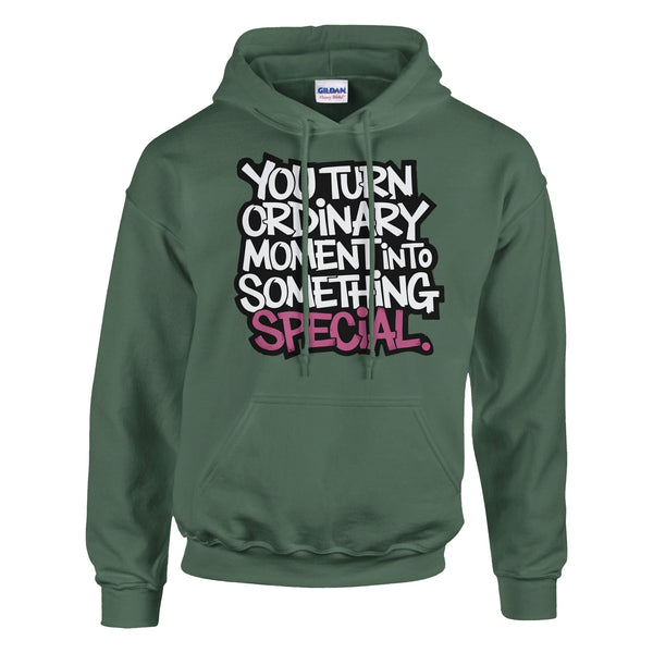 Your Love Transforms the Everyday – A Gift for Him - Military Green - Hoodies