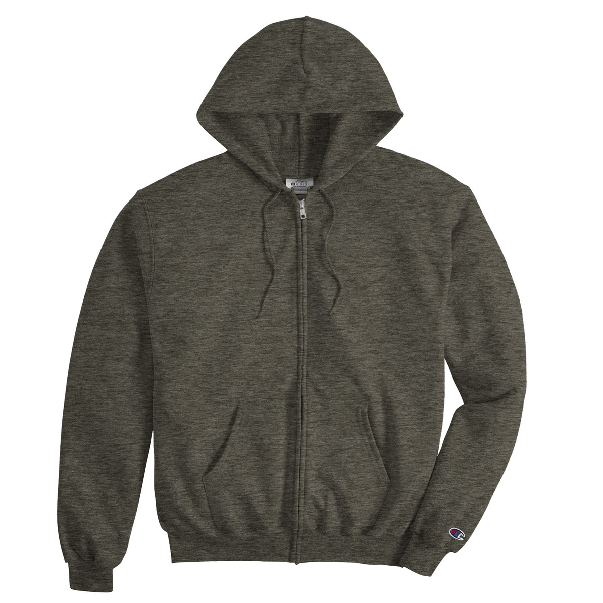 Grandfather Zip Hoodie Gift – For You with Love - Charcoal Heather - Hoodie